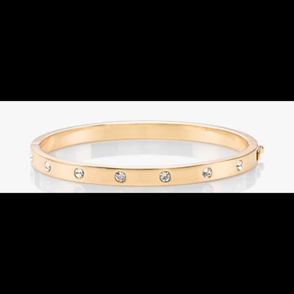 Kate Spade Set in Stone Hinged Bangle Bracelet